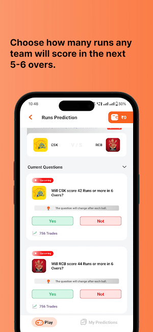 IPL Betting App - Criczap Screenshot 1