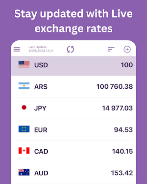 Currency Converter - Convertcy Screenshot 0