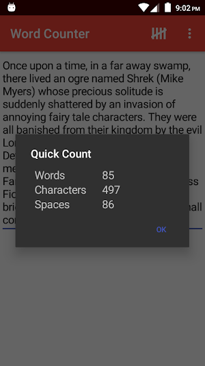 Word Counter Screenshot 0