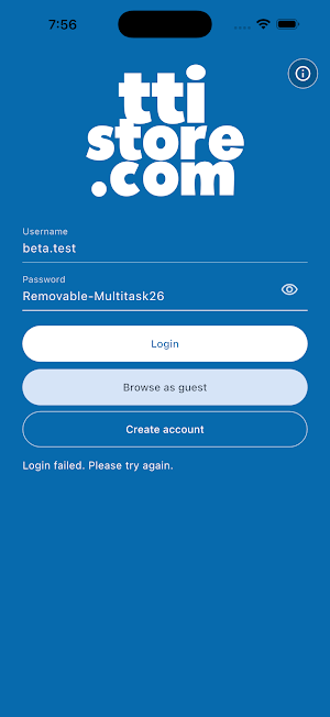 TTI Store Screenshot 0