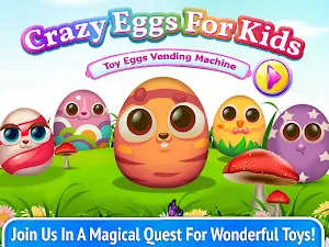 Crazy Eggs For Kids - Toy Eggs Vending Machine Screenshot 0