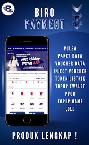 BIRO PAYMENT - Pulsa & PPOB Screenshot 1