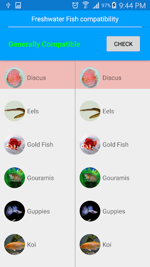 Freshwater Fish compatibility Screenshot 3