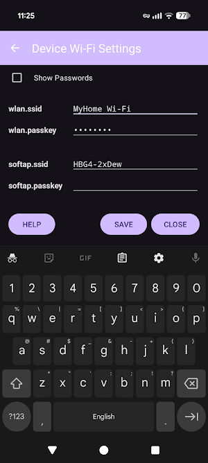 HomeBrew BT Bridge Screenshot 3