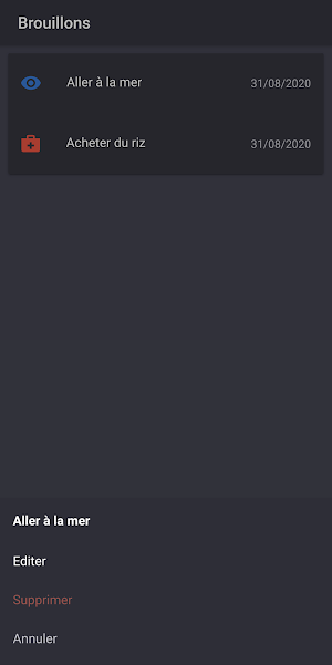 Mes objectifs Screenshot 3