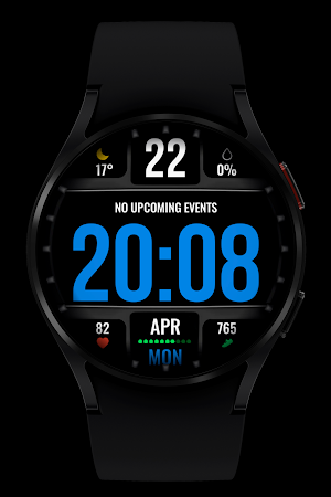 WR 018 Digital Watch Face Screenshot 2