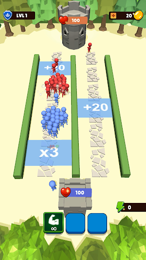 Crowd Arena - Tower Defense Screenshot 1
