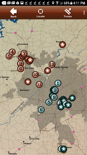 Atlanta Campaign Battle App Screenshot 3