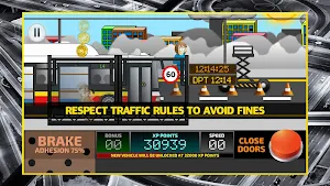 City Bus Driving Simulator 2D - bus driver sim Screenshot 3