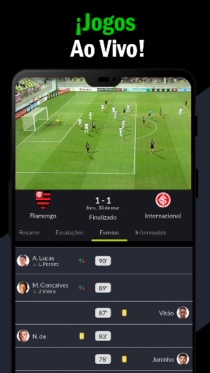 FutebolMAX - Futbol en vivo Screenshot 2