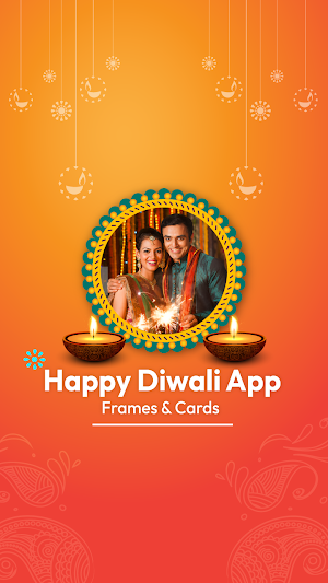 Diwali Photo Frames Card Maker Screenshot 0