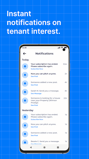 Book A Tenant Screenshot 3