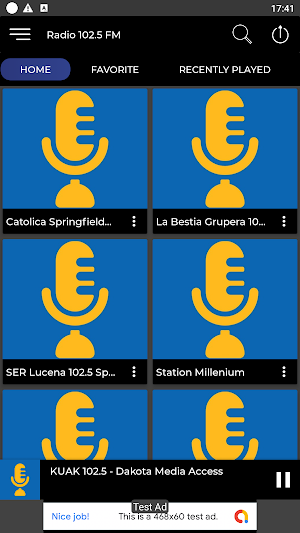 radio 102.5 fm App 102.5 fm Screenshot 1