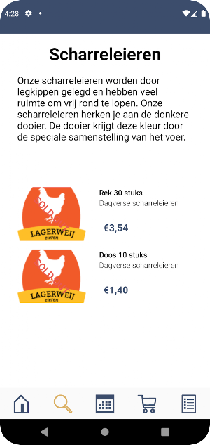 Lagerweij Eieren Screenshot 2