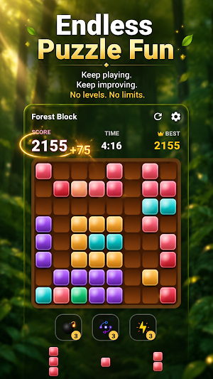 Forest Block: Block Puzzle Screenshot 2