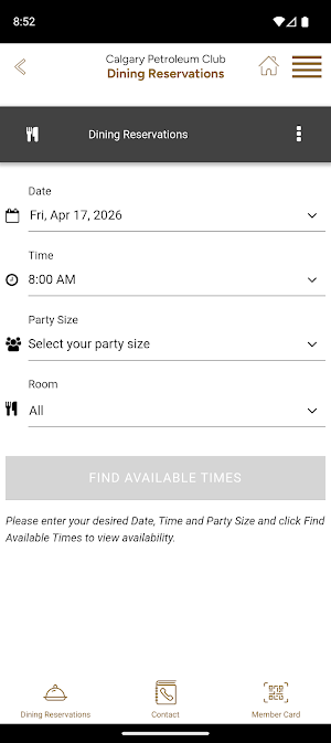 Calgary Petroleum Club Screenshot 3