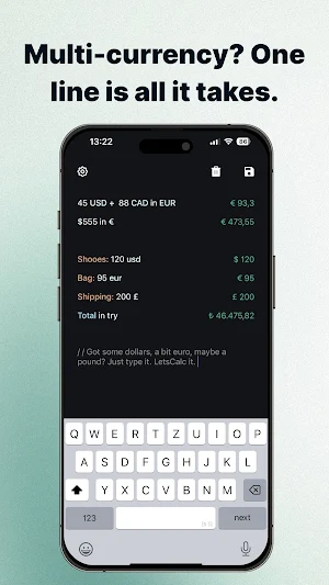 LetsCalc: Note & Calculator Screenshot 2