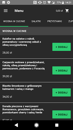 Cucina Wilanów Screenshot 1
