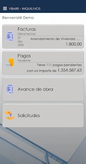 VBARE - INQUILINOS Screenshot 2