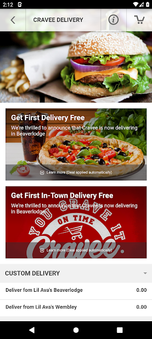 Cravee - Food Delivery Screenshot 2
