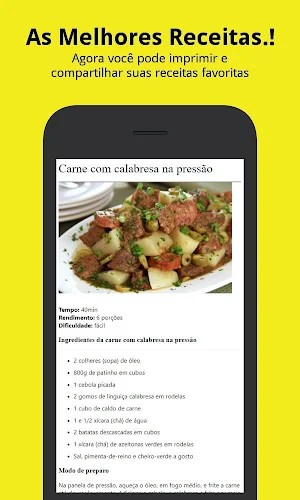 Receitas de carnes na panela Screenshot 3