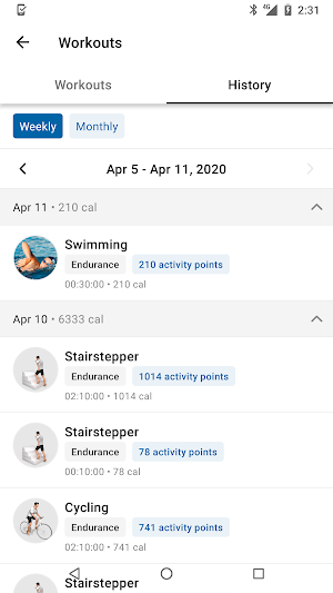 Mavric Fitness Screenshot 2