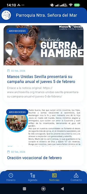 Parroquia Ntra. Señora del Mar Screenshot 2