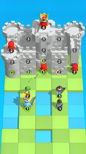 Idle Castle War- Merge Warrior Screenshot 0
