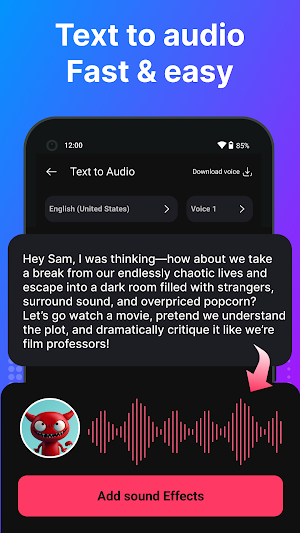 Voice Changer - Sound Effects Screenshot 2