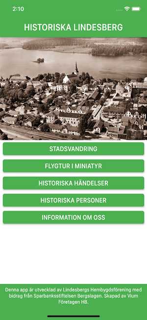 Historiska Lindesberg Screenshot 0