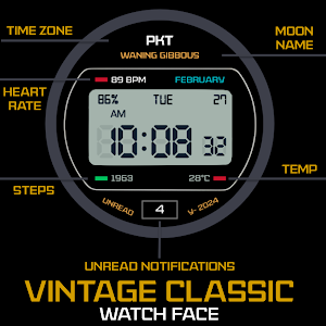 Vintage Classic Watch Face Screenshot 2