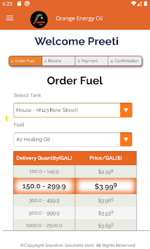 Orange Energy Oil Screenshot 1