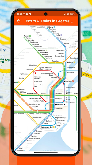 Copenhagen Metro Map Offline Screenshot 1