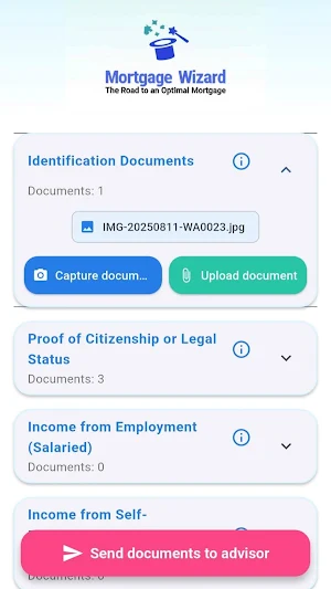 Mortgage Document File Manager Screenshot 1
