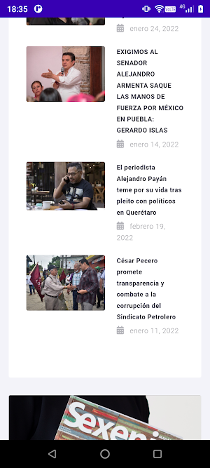 Grupo Sexenio Screenshot 2