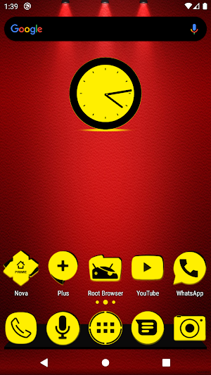 Yellow and Black Icon Pack Screenshot 0