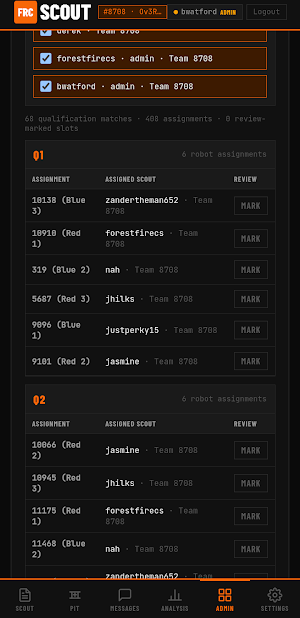 FRC Scout Screenshot 2