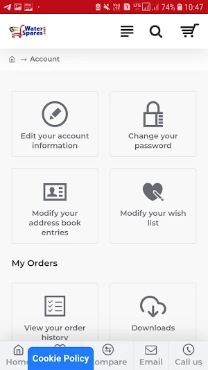 Waterspares Screenshot 3