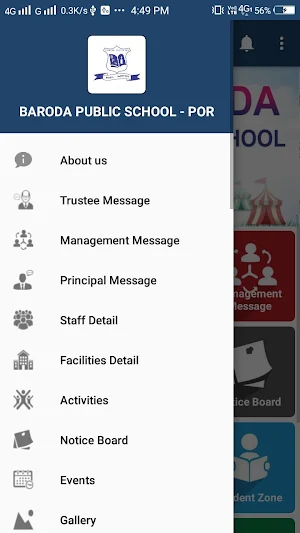 BARODA PUBLIC SCHOOL - POR Screenshot 2