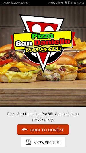 Pizzerie San Daniello Pražák Screenshot 0