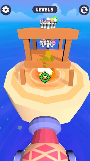 Shooting  Cannon Toilet Man Screenshot 3