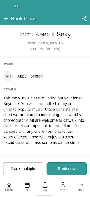 Harbour Dance Centre Screenshot 2