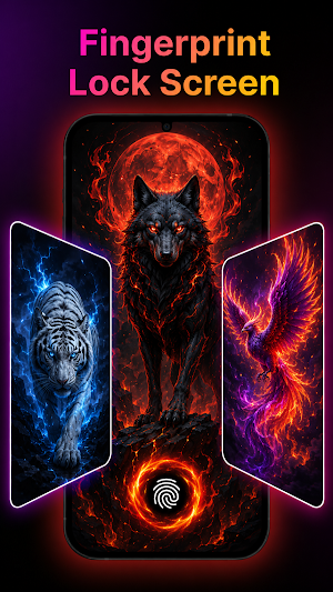 Fingerprint Lock & Animation Screenshot 0