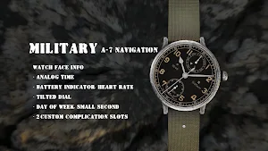 Military Watch Face 06 Screenshot 2