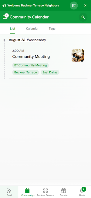 Buckner Terrace Neighborhood Screenshot 1