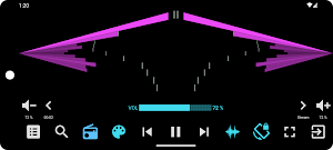 Visualizer Black Player Screenshot 3