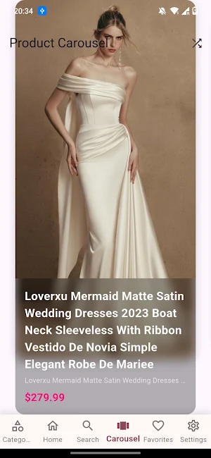 Wedding dress shopping online Screenshot 3