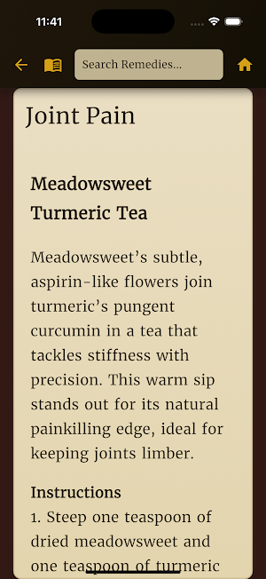 Ancient Inspired Remedies Screenshot 3
