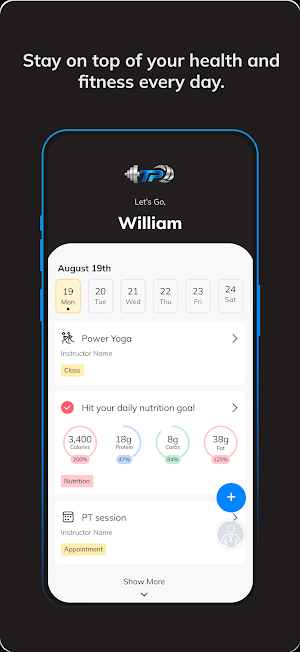 TPVL Fitness Screenshot 1