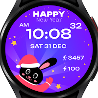 AZ258 NewYear Digital Rabbit